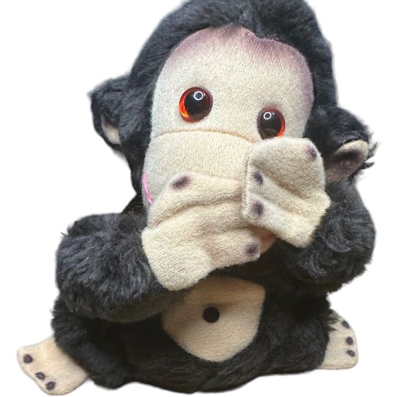 Vintage 1979 Russ Shy Guy Chimpanzee Monkey 7” Plush Stuffed Animal Rare HTF - Picture 7 of 16